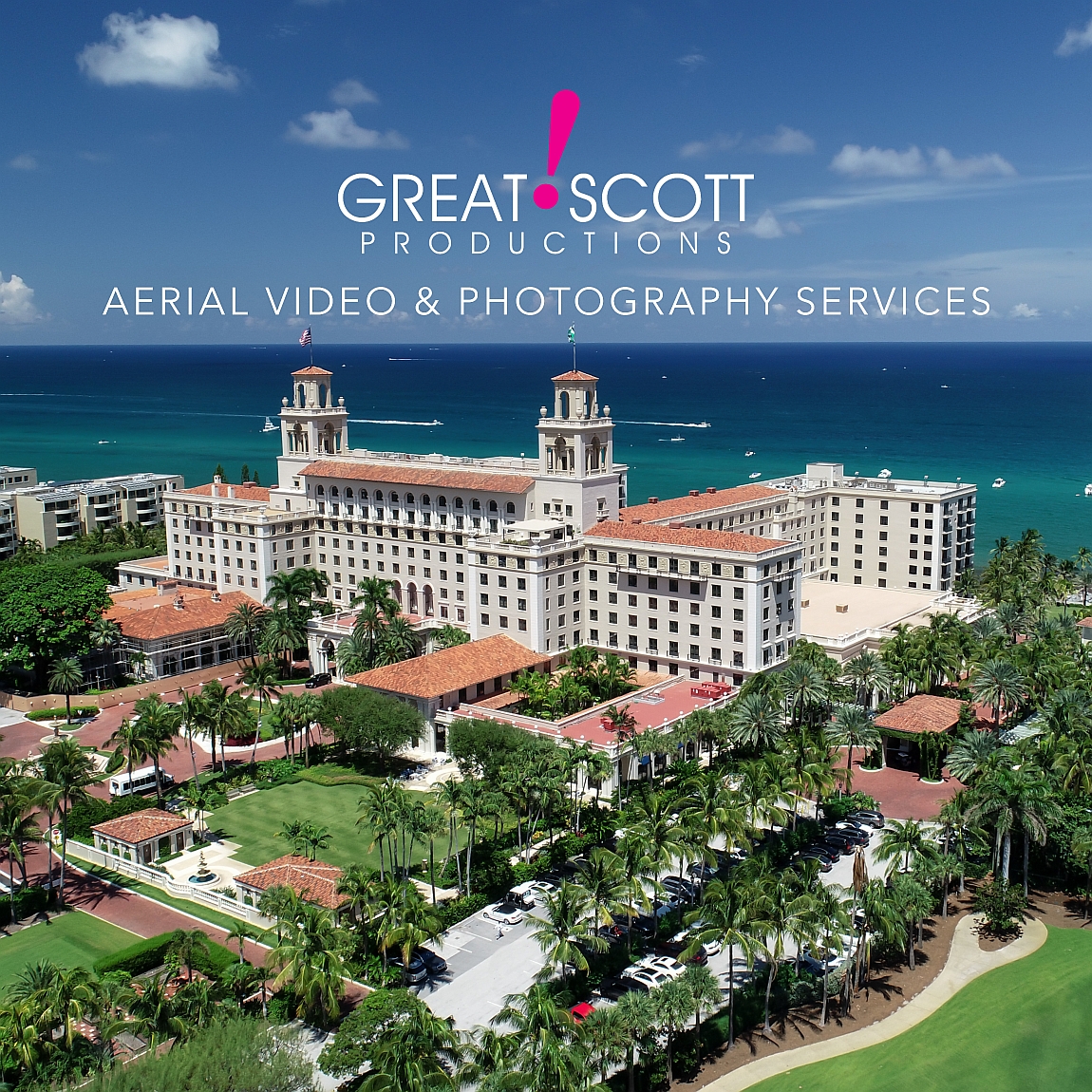 Aerial Photo the Breakers Hotel Palm Beach